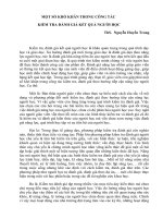MỘT SỐ KHÓ KHĂN TRONG CÔNG TÁC kiểm tra đánh giá kết quả người học