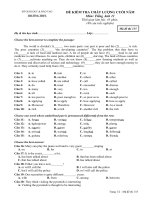 De thi cuoi nam 11(4 ma de_135)