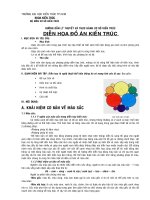 LÝ THUYẾT VÀ THỰC HÀNH DIỄN HOẠ ĐỒ ÁN KIẾN TRÚC
