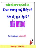 Bai 2 Them mot so lenh cua Logo