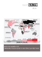 Báo cáo nghiên cứu thâm hụt ngân sách và nợ công tại việt nam