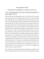 Tài liệu ôn tập kinh tế vĩ mô chuyên đề tỷ giá hối đoái và thu hút luồng vốn