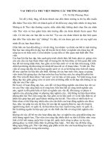 VAI TRÒ CỦA THƯ VIỆN TRONG CÁC TRƯỜNG ĐẠI HỌC