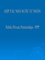 Slide bài giảng môn quản lý phát triển kinh tế: Chương 2: Hợp tác nhà nước tư nhân