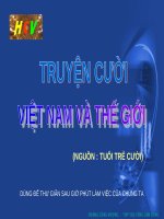 Truyen cuoi Viet Nam và the gioi