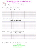 BAI THI VIET CHU DEP LƠP 2