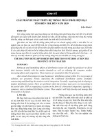 Giải pháp để phát triển hệ thống phân phối hiện đại tỉnh Bến Tre đến năm 2020