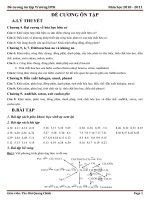 Đề cương ôn tập học kì 2(Trường HTK-2011)