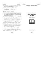 55 đề ôn luyện thi đại học môn Toán 2015