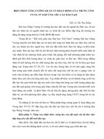 BIỆN PHÁP TĂNG CƯỜNG QUẢN LÝ HOẠT ĐỘNG CỦA TRUNG TÂM TT-TL-TV ĐÁP ỨNG YÊU CẦU ĐÀO TẠO