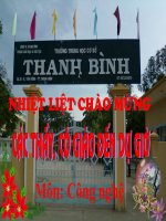 Tiết 29- Bài 13: CẮM HOA TRANG TRÍ