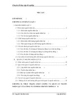 luận văn quản trị nhân lực  Một số giải pháp quản lý nhằm nâng cao chất lượng nguồn nhân lực tại công ty Cổ phần truyền thông - S