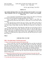 Văn bản hướng dẫn chế độ công tác phí