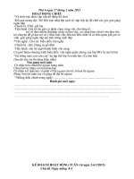 Chủ dề 6 lớp 5 tuổi chủ đề thực vật