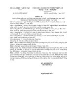 Điều lệ trường THCS mới áp dụng tháng 5 /2011