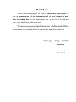 Phân tích sự thay đổi sinh kế của các hộ dân xã Hải Yến sau khi bàn giao đất xây dựng khu kinh tế Nghi Sơn, tỉnh Thanh Hóa