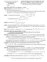 Đề thi thử ĐH&CĐ lần 2, KA THPT Đào Duy Từ TH