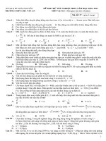 Đề Thi thu tn THPT-2011+ĐA