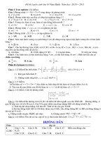 Đề ts vao 10 có đáp án tỉnh  Nam Dinh 2010-2011