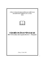 TÀI LIỆU HUẤN LUYỆN RADAR