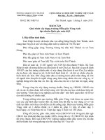 Báo cáo quá trình xây dựng trường mẫu giáo đạt chuẩn quốc gia mức độ 1