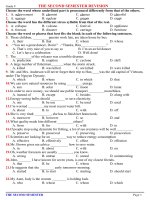 Bộ đề ôn tập thi HK2 lớp 9