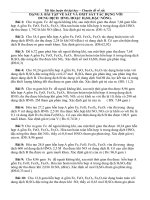 Tư liệu hay luyện thi về Fe - bao toan e số 2