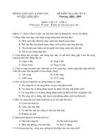 Đề thi HK II môn Lý 9 Huyện Lương Sơn xx