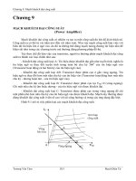 Mạch điện tử tương tự   chương 9