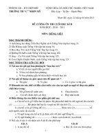 ĐỀ CƯƠNG ÔN THI CUỐI HK II