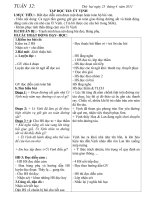 giáo án tuần 32 .Nhung