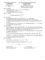 Đề thi tuyển vào lop10( nhiều tỉnh -P.yên-Đ.án)