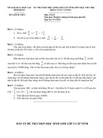 Đề và đáp án môn toán kì thi chọn HSG lớp 5 tỉnh Bình Đinh 2010-2011