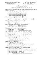 Đề thi HK II Toán 7 Huyện Lương Sơn 10