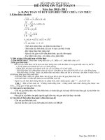 Đề cương ôn thi cấp 3- 2011