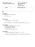 ĐÊ THI HSG CẤP TRƯỜNG TOÁN 8