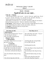 Giáo án lớp 3 tuần 32(Hồng Thoa)