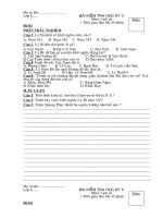 de lich su 6 hoc ki II + dap an