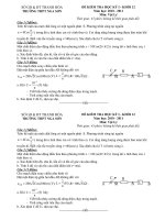 Đề+ĐA kiểm tra HKI môn vật lý 12 năm học 10-11