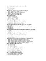 Ôn tập trắc nghiệp Tin 10 HK2 10-11