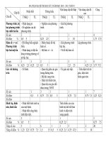 ma tran đe thi hoc ki II