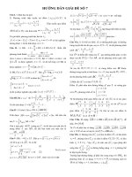 Giải Đề thi thử ĐH 4-2001