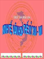 Bai 23  Tiet 48 Kinh te van hoa the ky XVI  XVIII t1