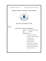 Tiểu luận kinh tế vĩ mô giảm phát và bẫy thanh khoản