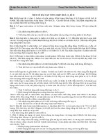 MỘT SÓ BÀI TẬP TỔNG HỢP HOÁ 11-KÌ II