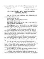 báo cáo tổng kết công đoàn năm 2011