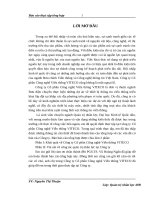 luận văn quản trị nhân lực Báo cáo thực tập tổng hợp tại Công ty Cổ phần Công nghệ Viễn thông VITECO.