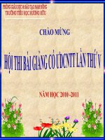 VONG TUAN HOÀN CỦA NƯỚC