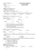 Bộ đề thi cuối HKII Lớp 4