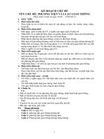 chu de phuong tien giao thong